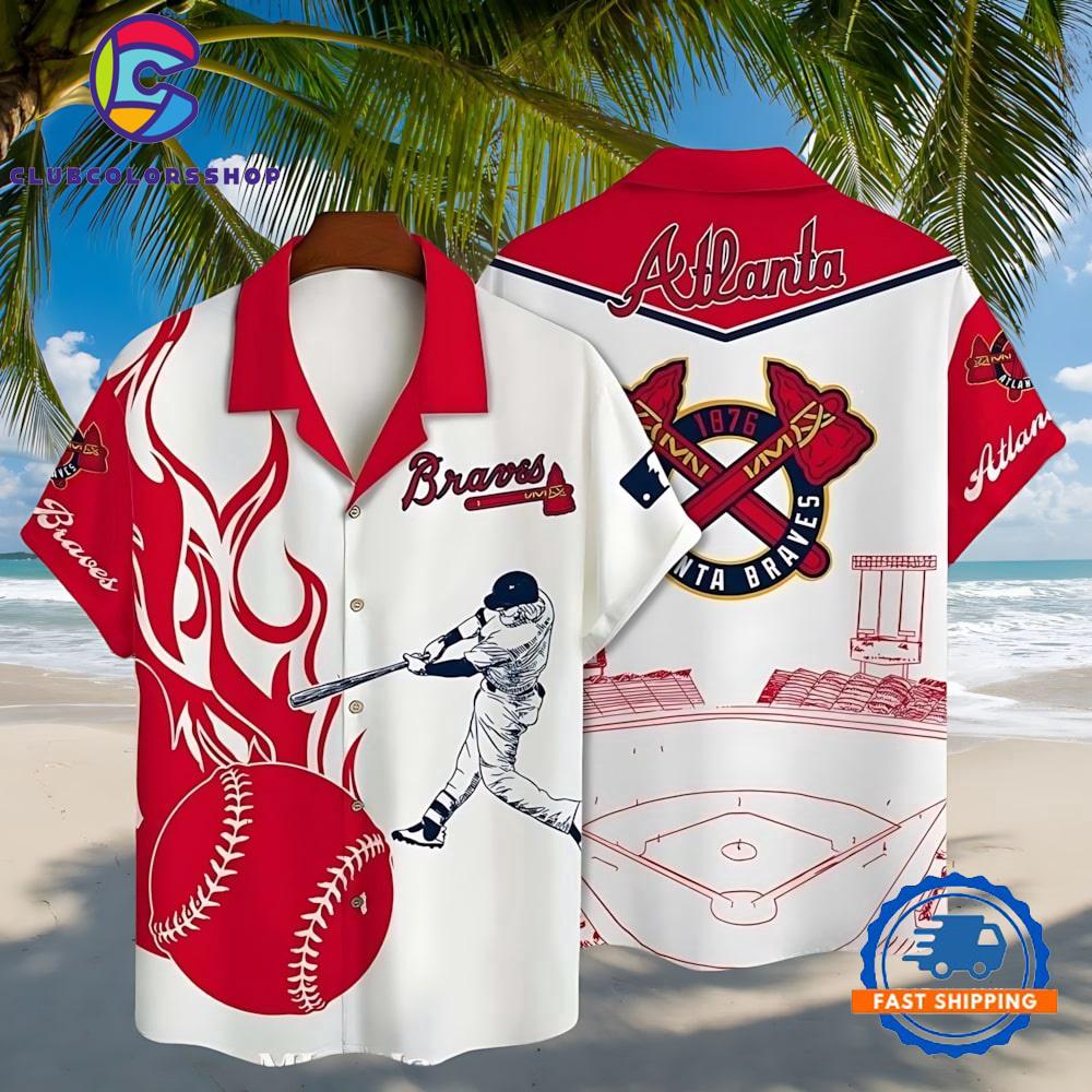 MLB Atlanta Braves Home Run Heat Hawaiian Shirt