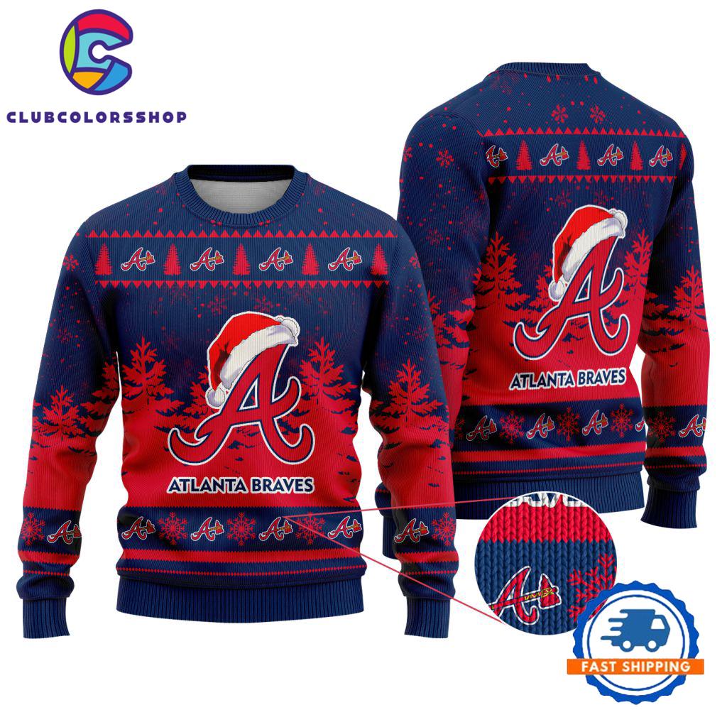MLB Atlanta Braves Special Baseball Team Christmas Ugly Sweater Design