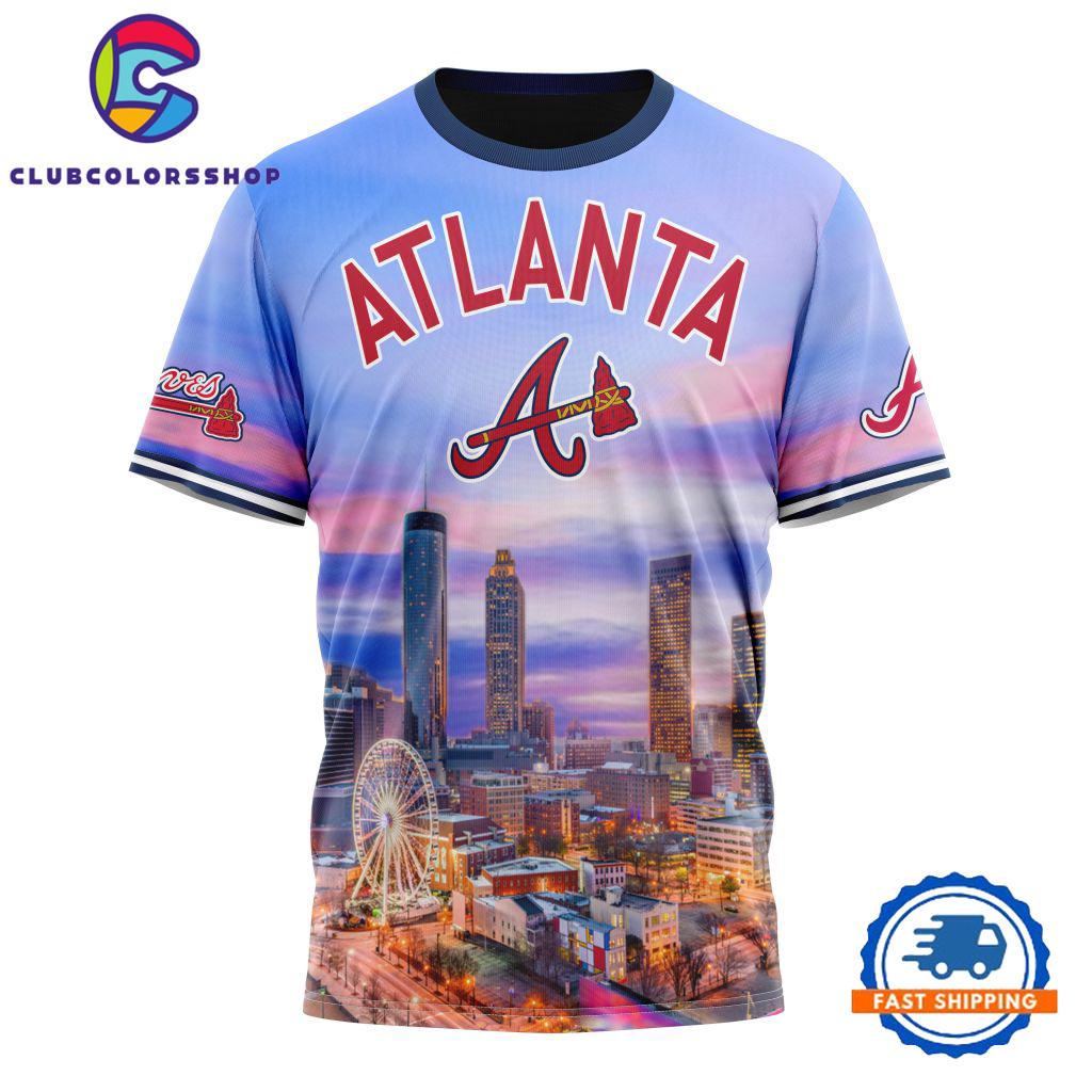 MLB Atlanta Braves Special Cityscape Design T Shirt, Sweatshirt, Hoodie