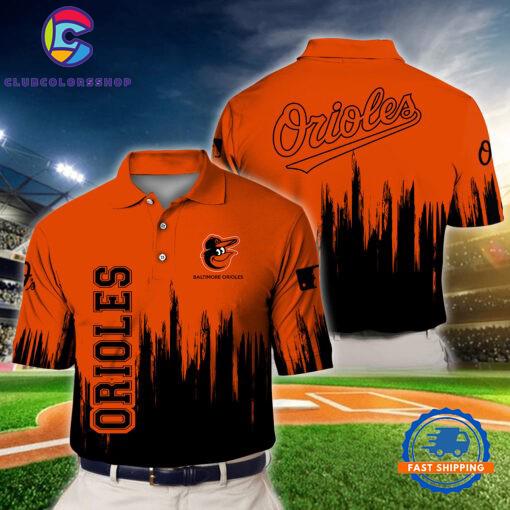 MLB Baltimore Orioles Baseball Team Polo Shirts Design