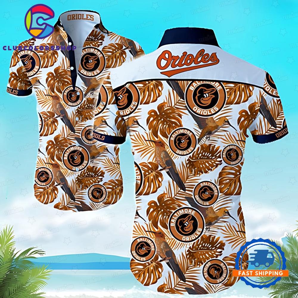 MLB Baltimore Orioles Island Heritage Hawaiian Shirt
