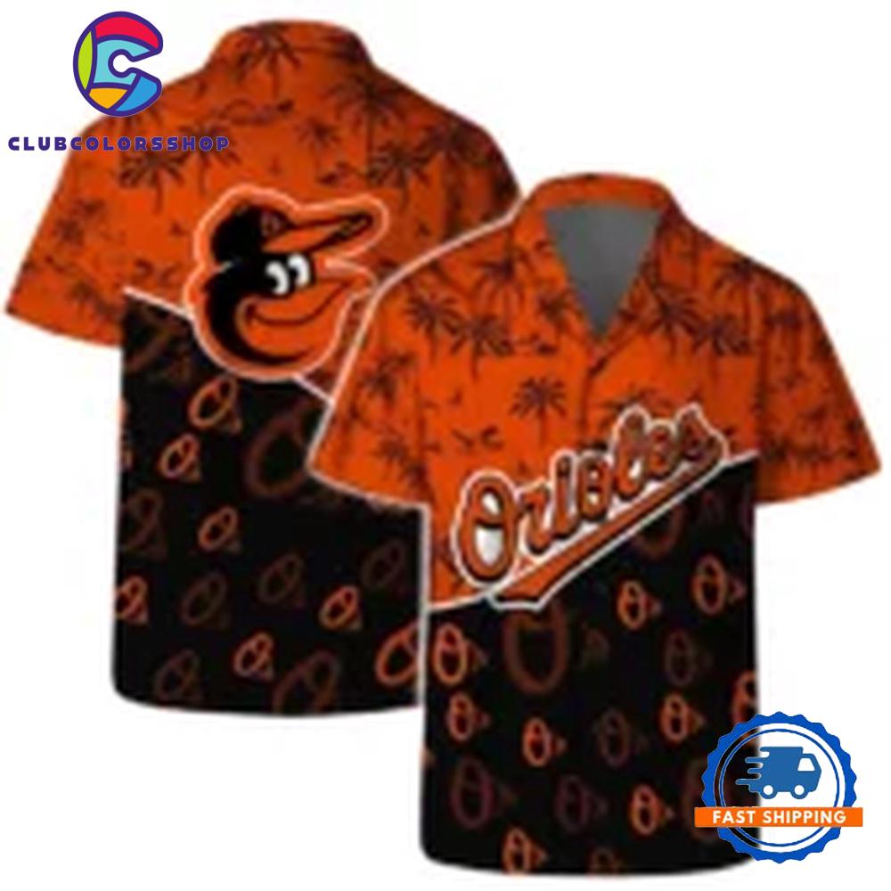 MLB Baltimore Orioles Palm Coast Hawaiian Shirt