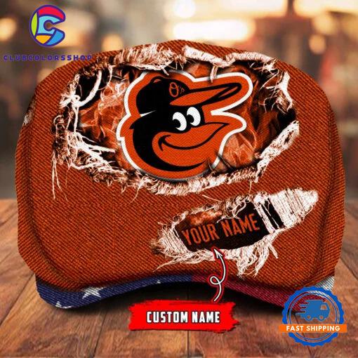 MLB Baltimore Orioles Special Baseball Team Logo Custom Jeff Cap Design