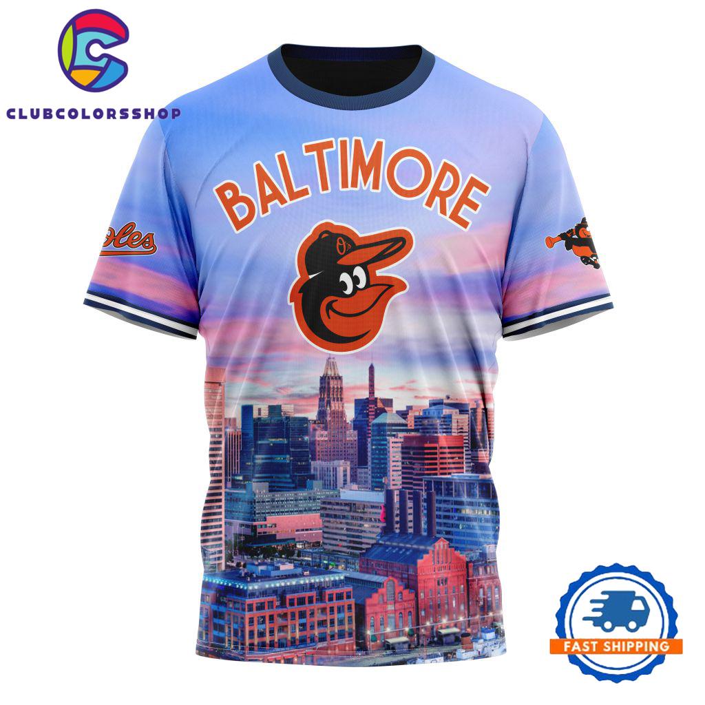 MLB Baltimore Orioles Special Cityscape Design T Shirt, Sweatshirt, Hoodie