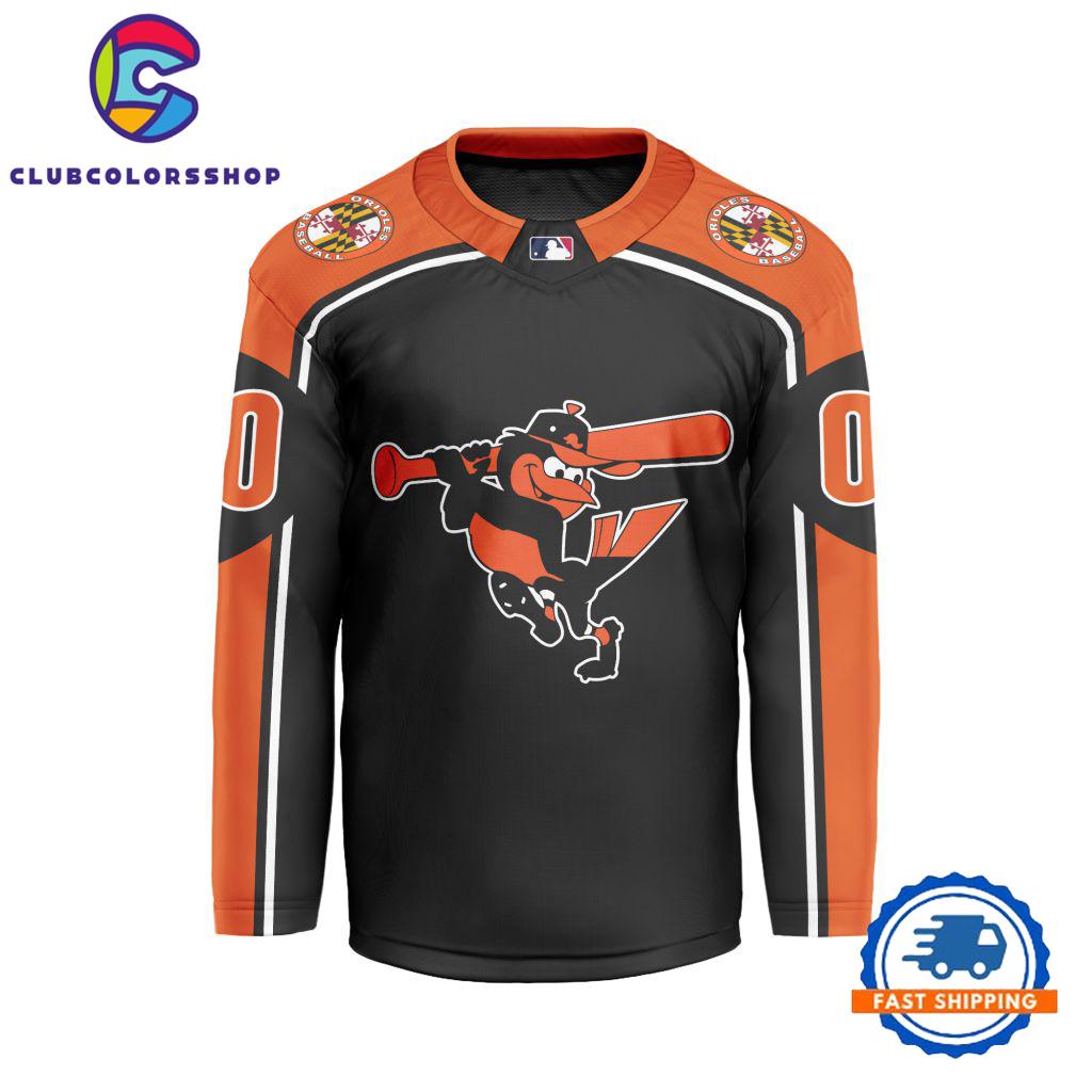 MLB Baltimore Orioles Special Hockey Jersey Design Concept