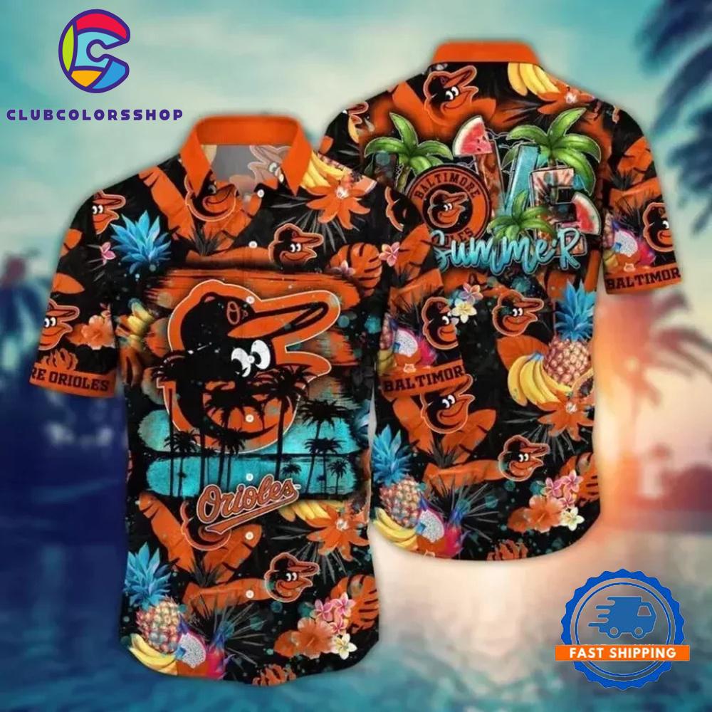 MLB Baltimore Orioles Summer Paradise Hawaiian Shirt