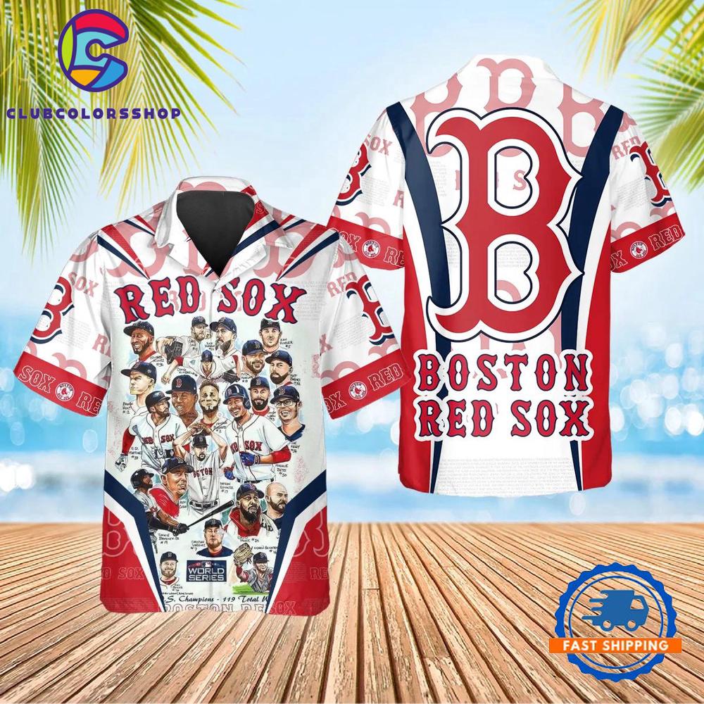 MLB Boston Red Sox All-Stars Tribute Hawaiian Shirt