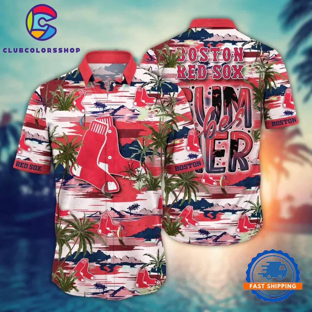 MLB Boston Red Sox Endless Summer Beach Vibes Hawaiian Shirt