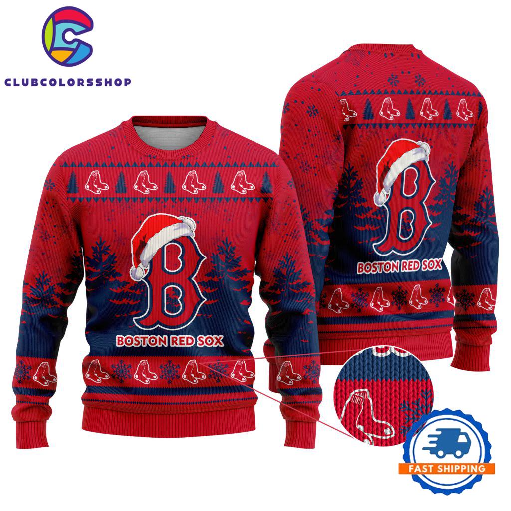 MLB Boston Red Sox Special Baseball Team Christmas Ugly Sweater Design