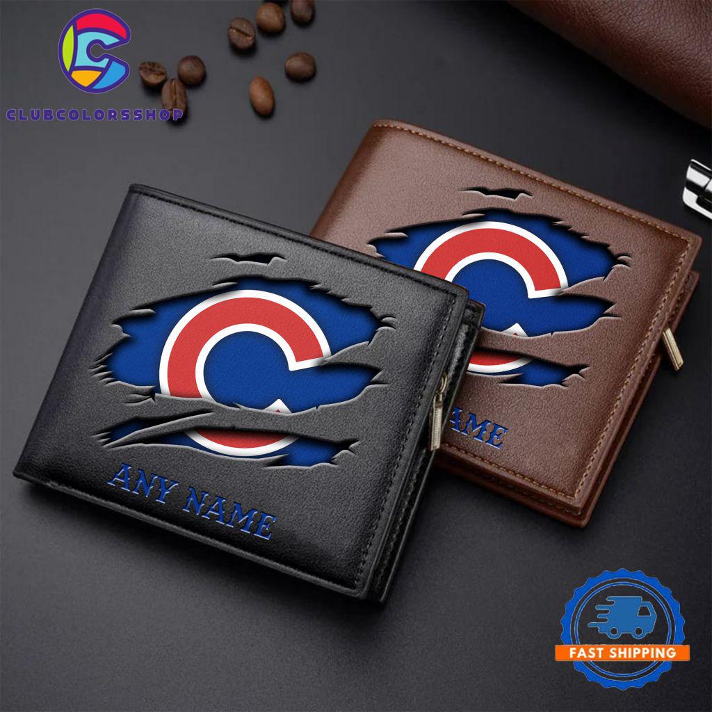 MLB Chicago Cubs Baseball Logo Team Personalized Men’s Wallet Design