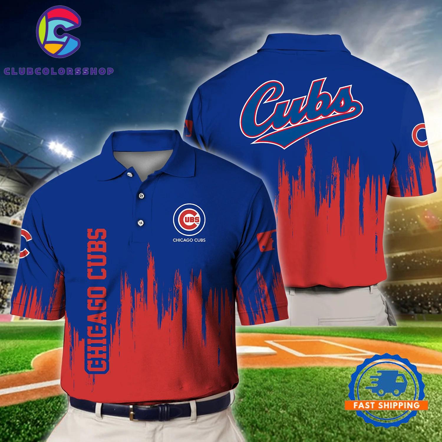 MLB Chicago Cubs Baseball Team Polo Shirts Design