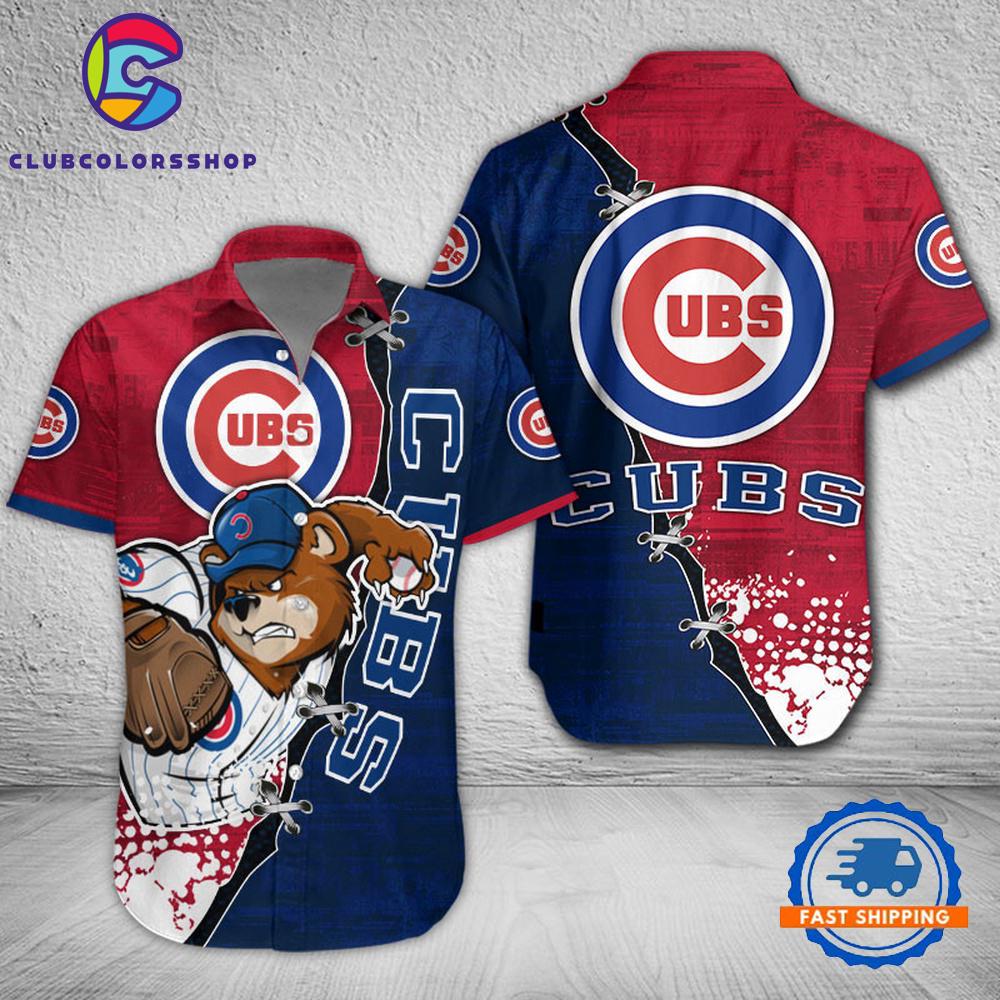 MLB Chicago Cubs Power Pitcher Hawaiian Shirt