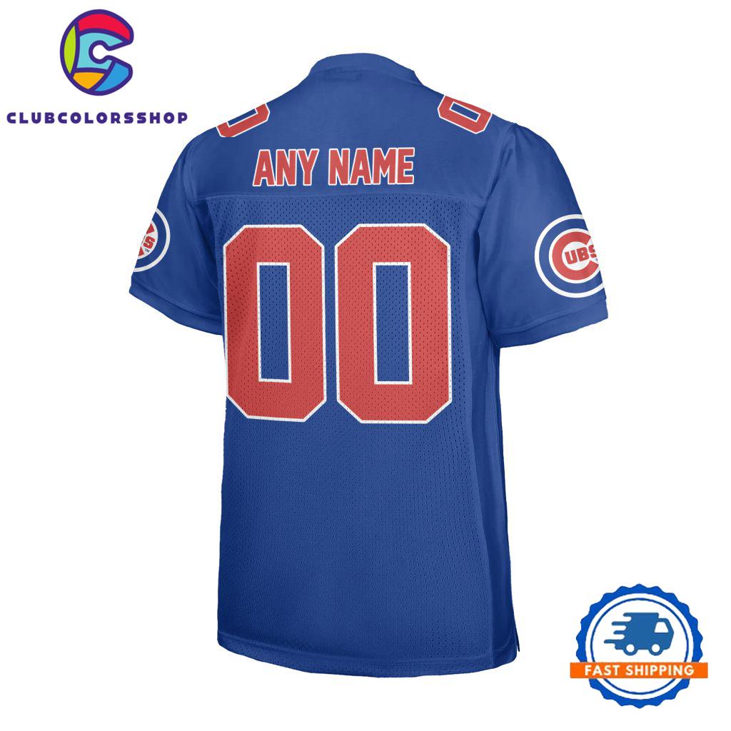 MLB Chicago Cubs Special Logo Team Design Football Jersey MLB Chicago Cubs Special Logo Team Design Football Jersey