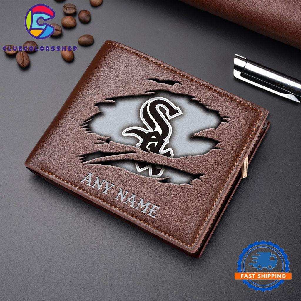 MLB Chicago White Sox Baseball Logo Team Personalized Men's Wallet Design MLB Chicago White Sox Baseball Logo Team Personalized Men's Wallet Design
