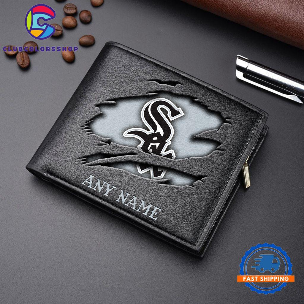 MLB Chicago White Sox Baseball Logo Team Personalized Men’s Wallet Design