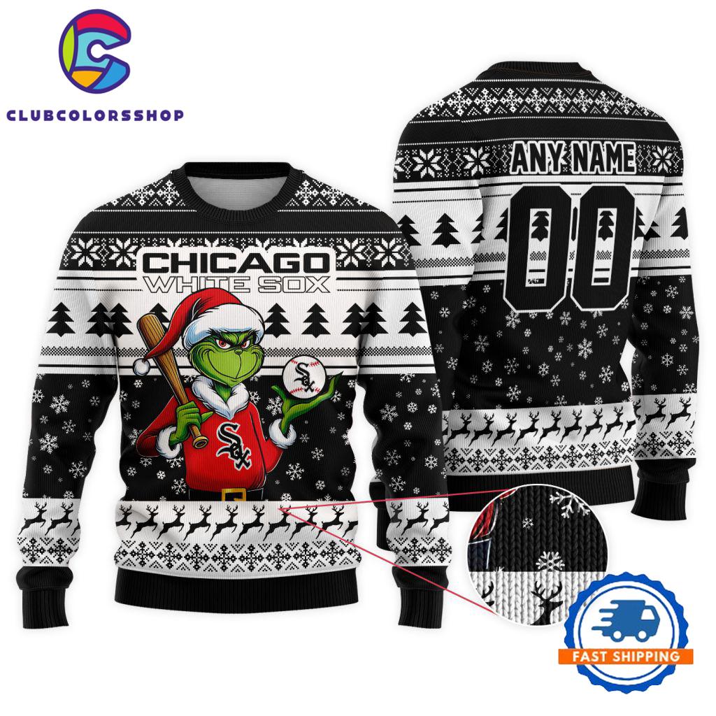 MLB Chicago White Sox Special Grinch Christmas Ugly Sweater Design