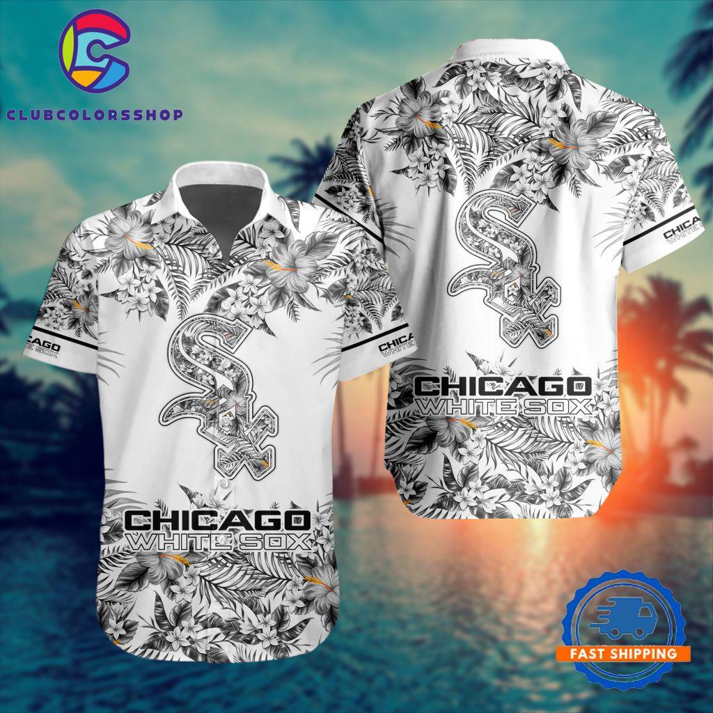 MLB Chicago White Sox Special Tropical Flower Hawaiian Shirt, Baseball Team Button Shirt Design