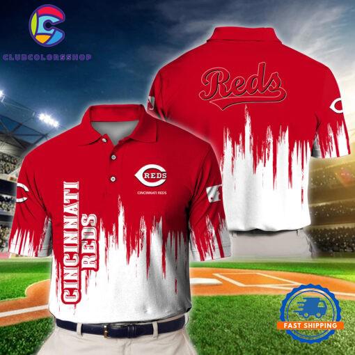 MLB Cincinnati Reds Baseball Team Polo Shirts Design
