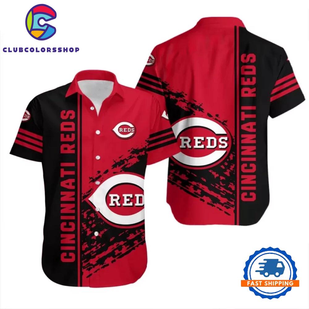 MLB Cincinnati Reds Bold Streak Hawaiian Shirt