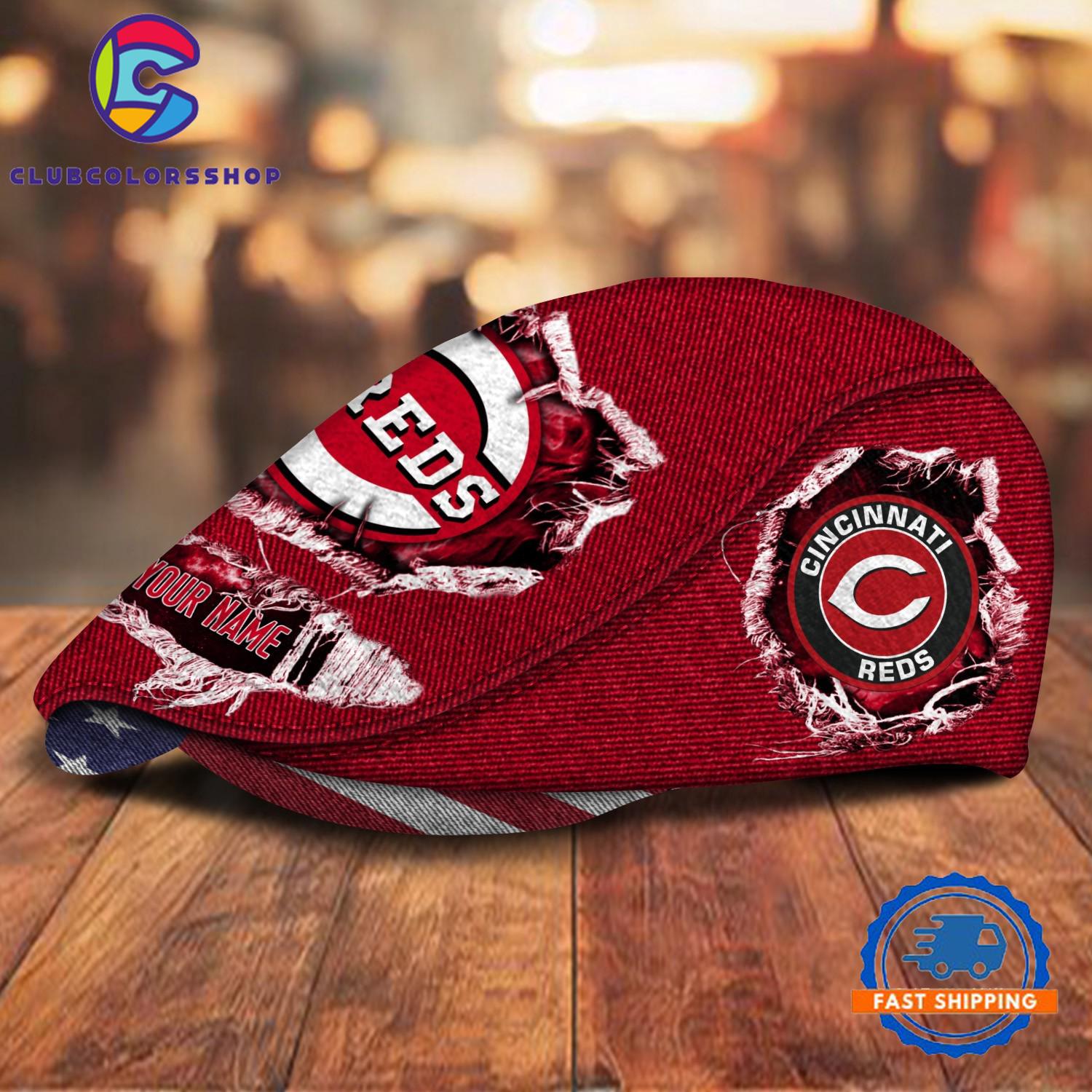 MLB Cincinnati Reds Special Baseball Team Logo Custom Jeff Cap Design MLB Cincinnati Reds Special Baseball Team Logo Custom Jeff Cap Design