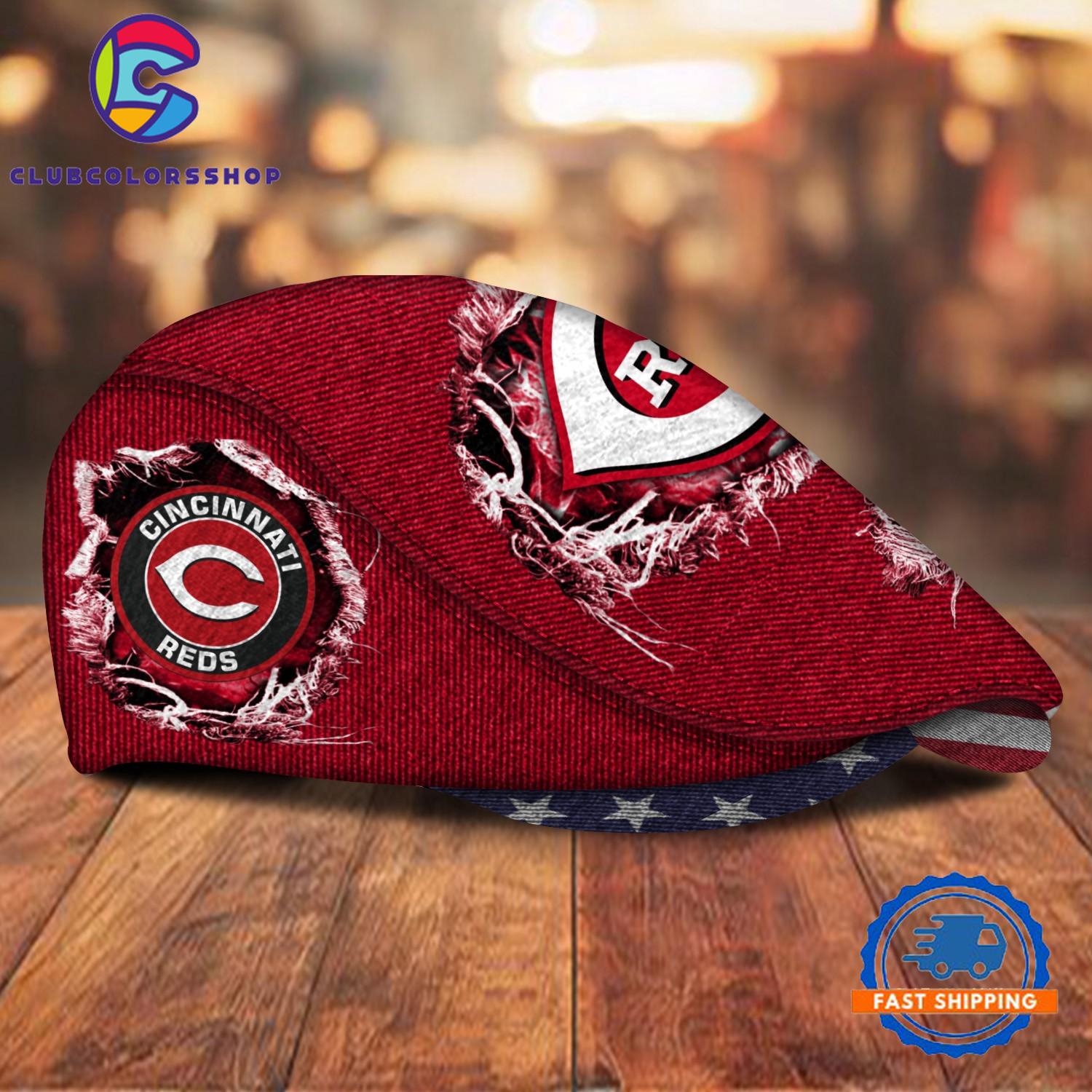 MLB Cincinnati Reds Special Baseball Team Logo Custom Jeff Cap Design MLB Cincinnati Reds Special Baseball Team Logo Custom Jeff Cap Design