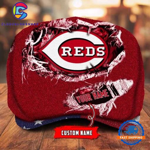 MLB Cincinnati Reds Special Baseball Team Logo Custom Jeff Cap Design