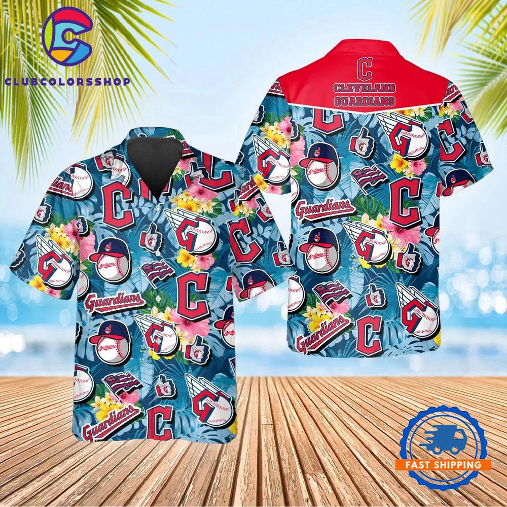 MLB Cleveland Guardians Skeleton Spirit Hawaiian Shirt