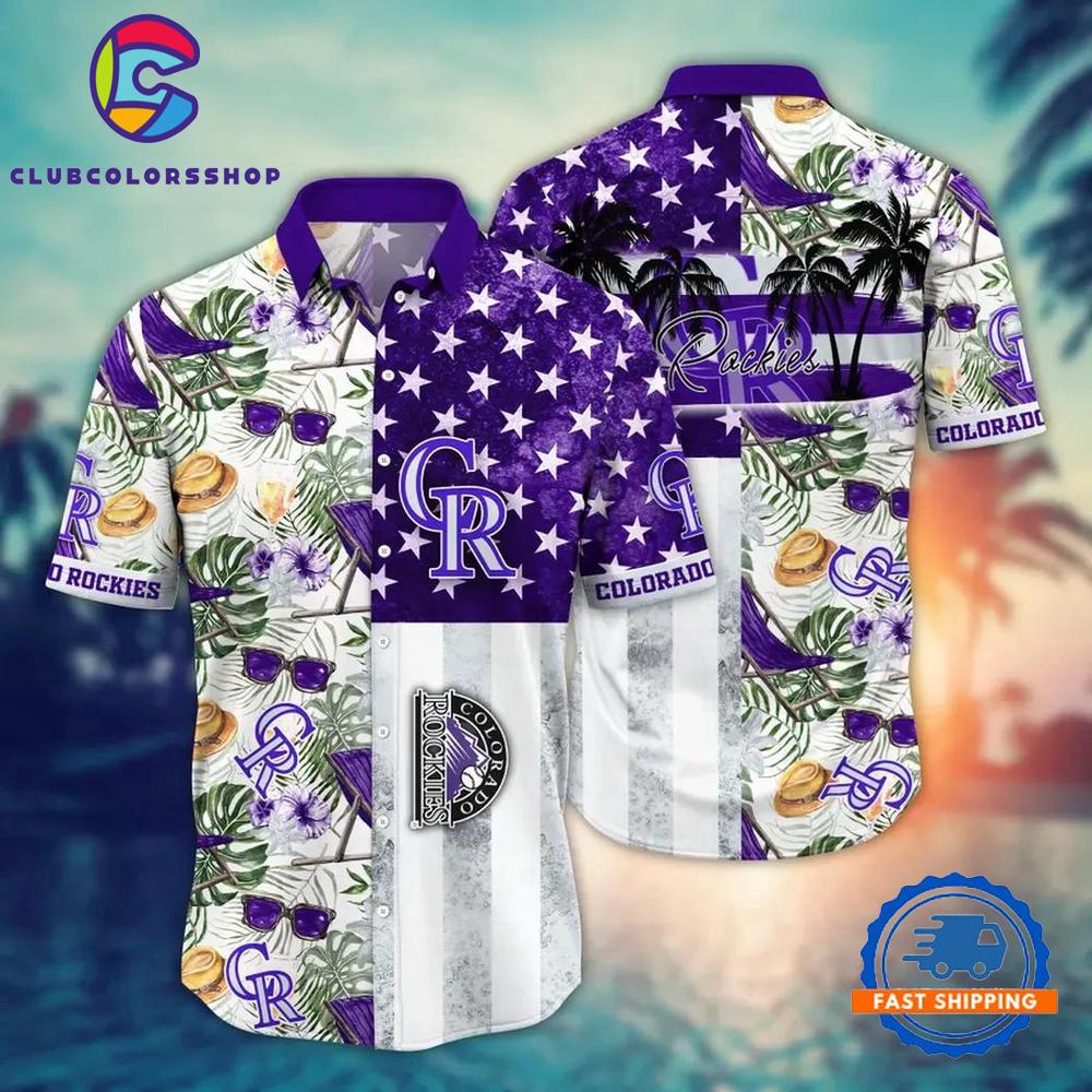 MLB Colorado Rockies Baseball Team Design Summer Hawaiian Shirts MLB Colorado Rockies Baseball Team Design Summer Hawaiian Shirts