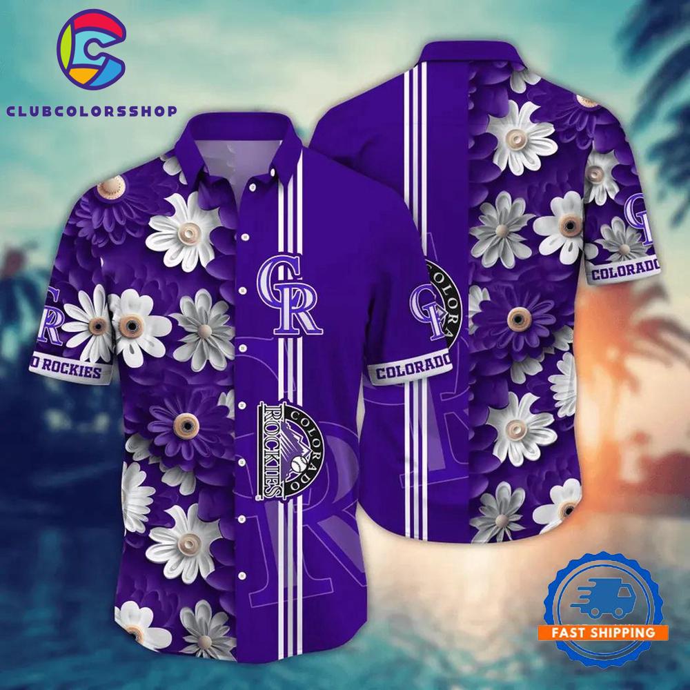 MLB Colorado Rockies Daisy Dream Hawaiian Shirt