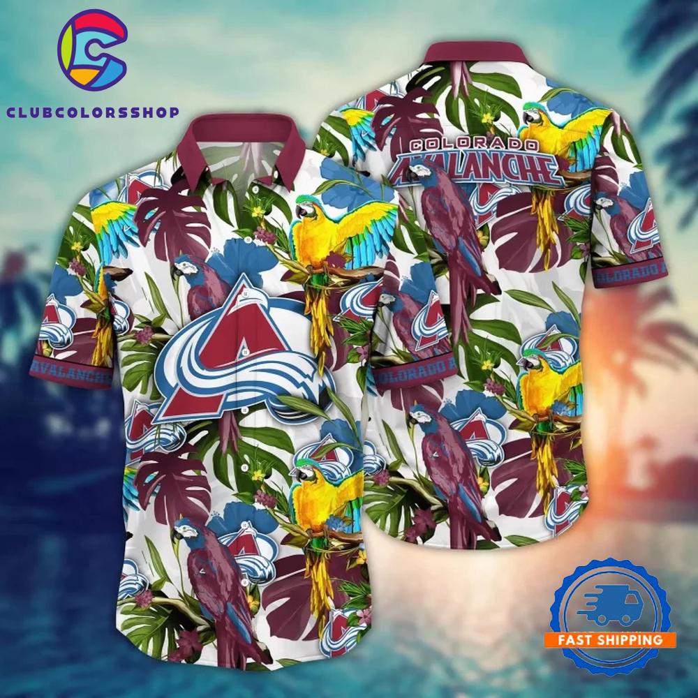 MLB Colorado Rockies Midnight Petals Hawaiian Shirt