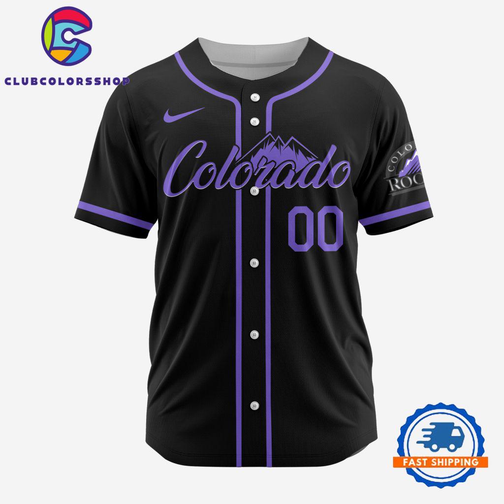 MLB Colorado Rockies Personalized Alternate Design Concept Baseball Jersey