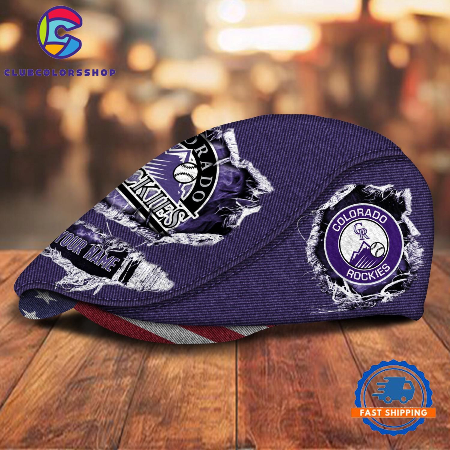 MLB Colorado Rockies Special Baseball Team Logo Custom Jeff Cap Design MLB Colorado Rockies Special Baseball Team Logo Custom Jeff Cap Design