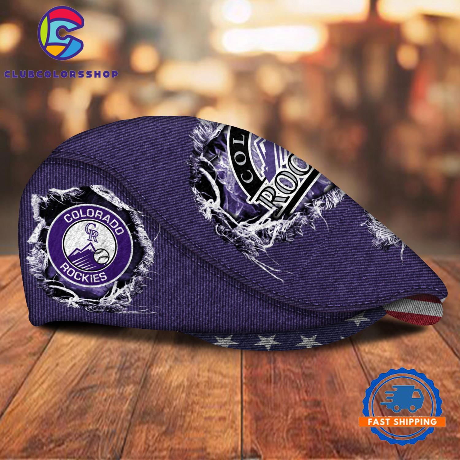 MLB Colorado Rockies Special Baseball Team Logo Custom Jeff Cap Design MLB Colorado Rockies Special Baseball Team Logo Custom Jeff Cap Design