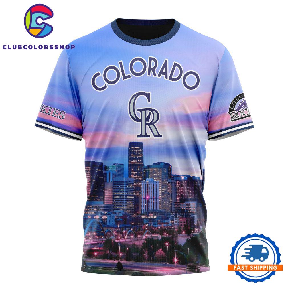 MLB Colorado Rockies Special Cityscape Design T Shirt, Sweatshirt, Hoodie