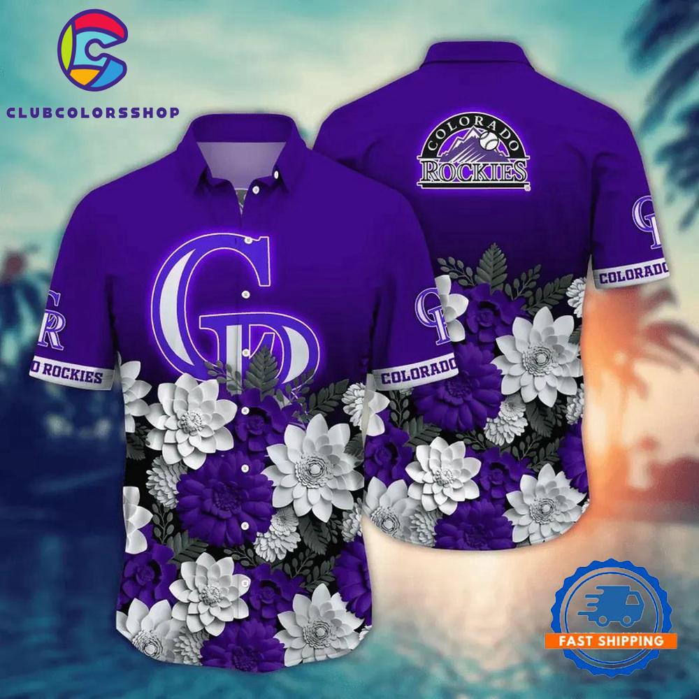 MLB Colorado Rockies Summer New Hawaiian Shirts