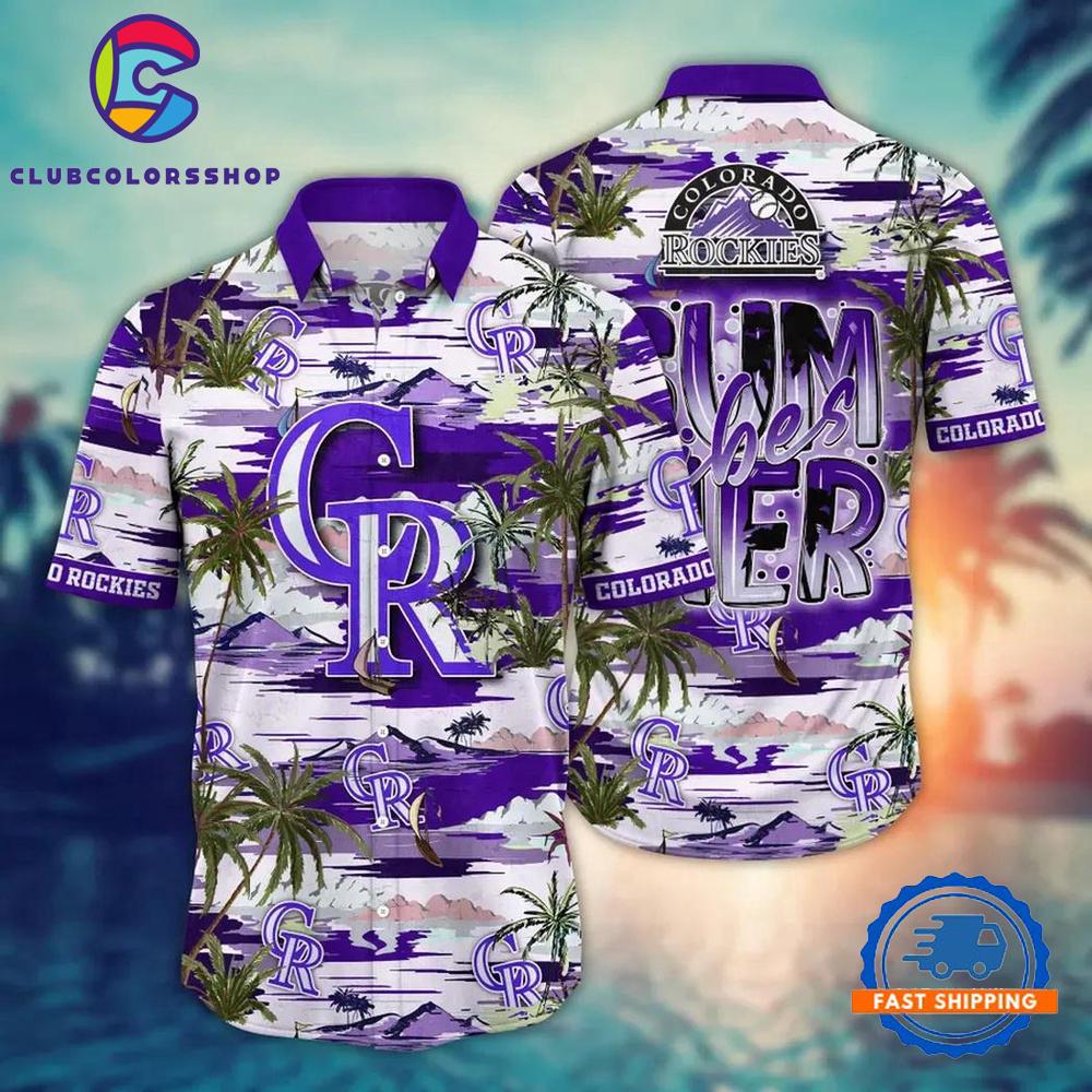 MLB Colorado Rockies Summer Vibes Hawaiian Shirt MLB Colorado Rockies Summer Vibes Hawaiian Shirt