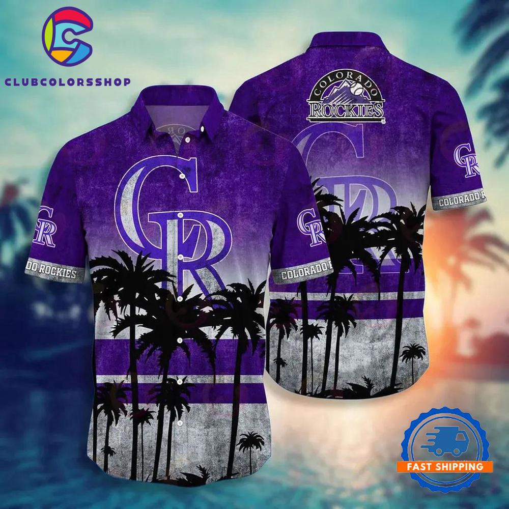 MLB Colorado Rockies Tropical Summer Hawaiian Shirts
