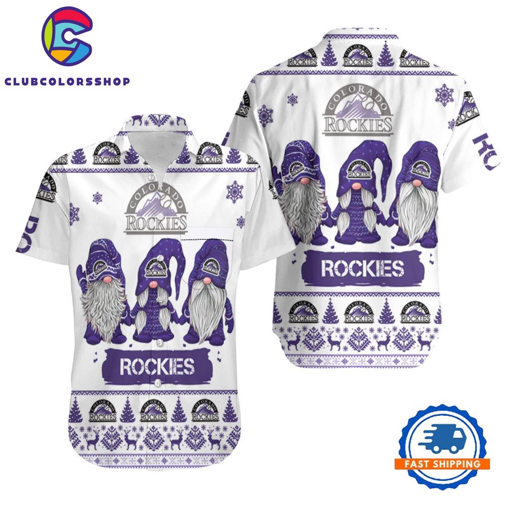 MLB Colorado Rockies Winter Gnome Hawaiian Shirt