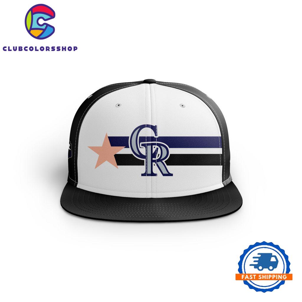 MLB Colorado Rockies Workout Day Snapback, Baseball Team Logo Cap Design