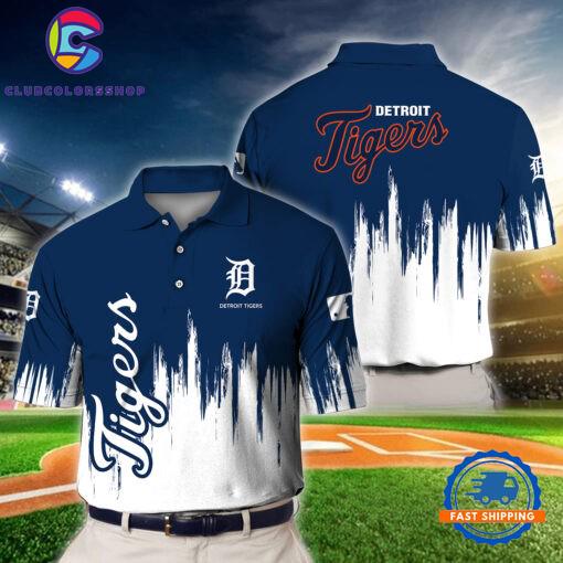 MLB Detroit Tigers Baseball Team Polo Shirts Design