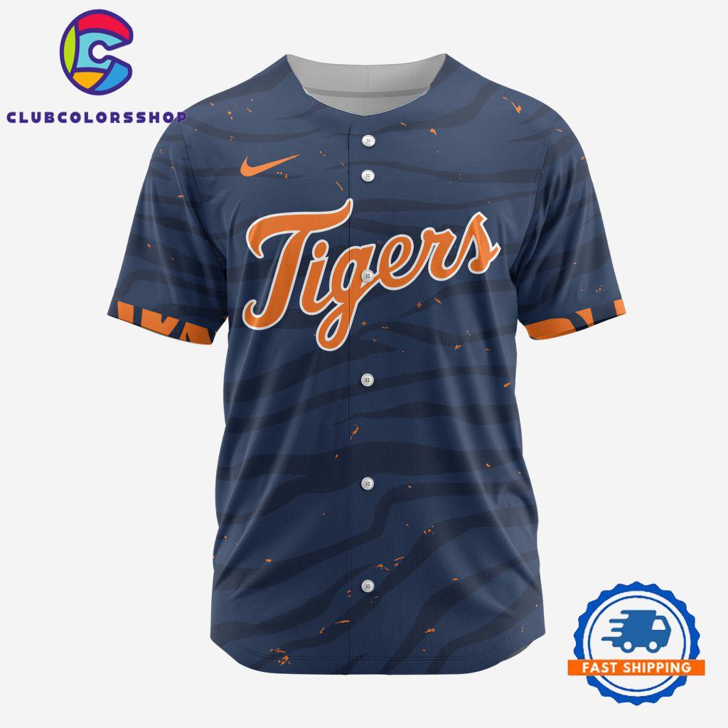 MLB Detroit Tigers Personalized Alternate Design Concept Baseball Jersey