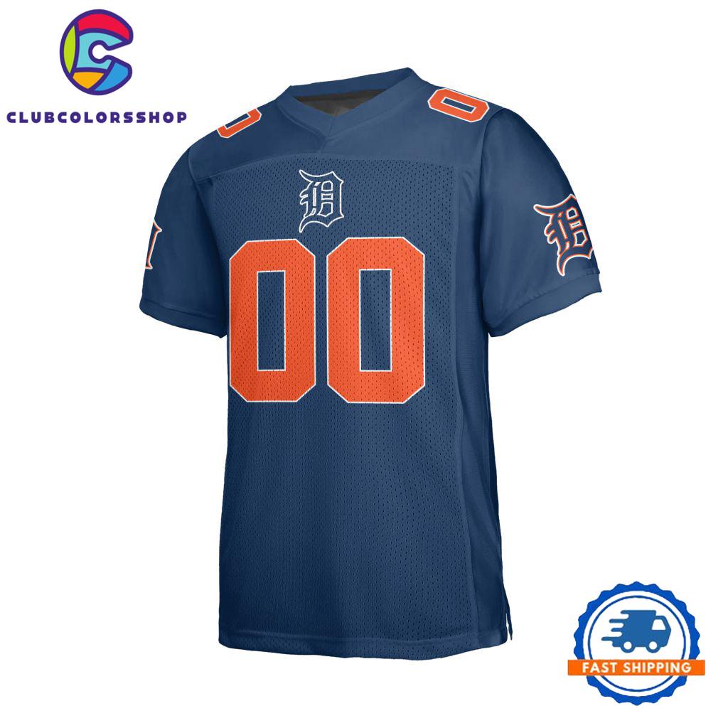 MLB Detroit Tigers Special Logo Team Design Football Jersey