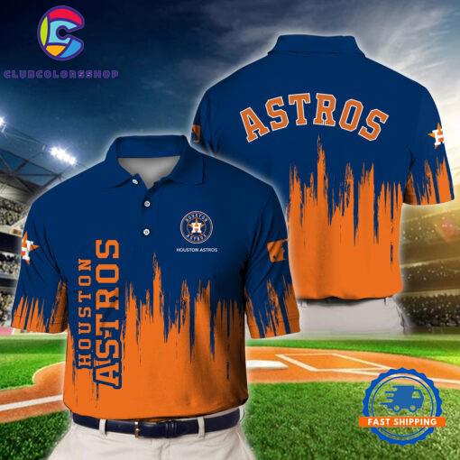 MLB Houston Astros Baseball Team Polo Shirts Design