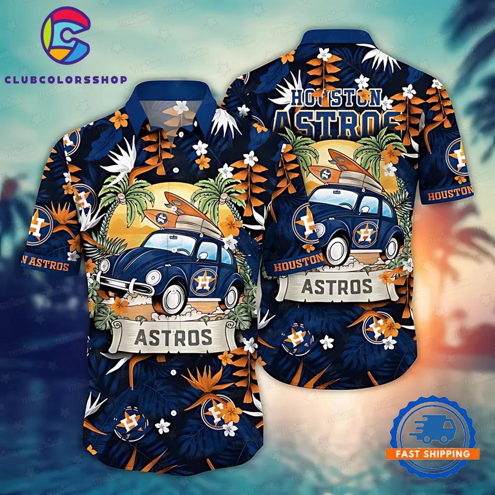 MLB Houston Astros Classic Cruiser Hawaiian Shirt