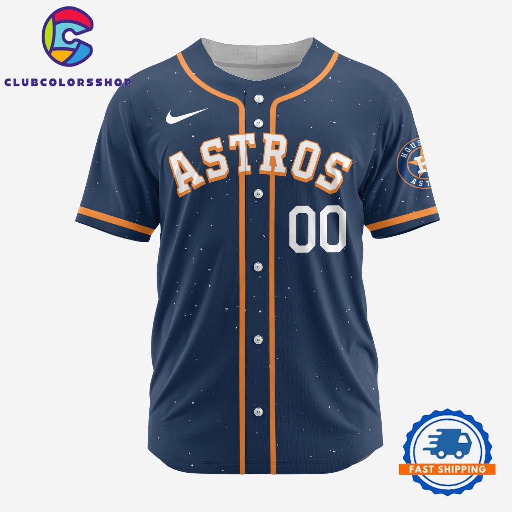 MLB Houston Astros Personalized Alternate Design Concept Baseball Jersey