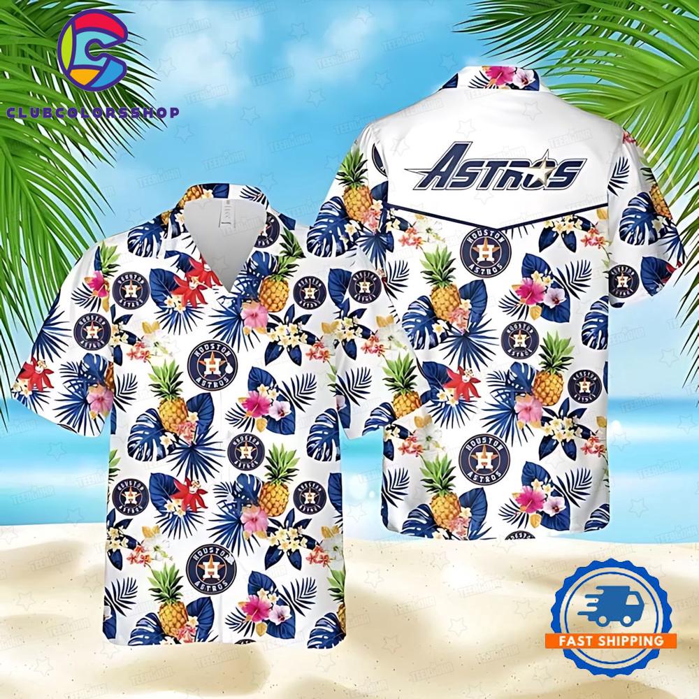 MLB Houston Astros Pineapple Tropics Hawaiian Shirt
