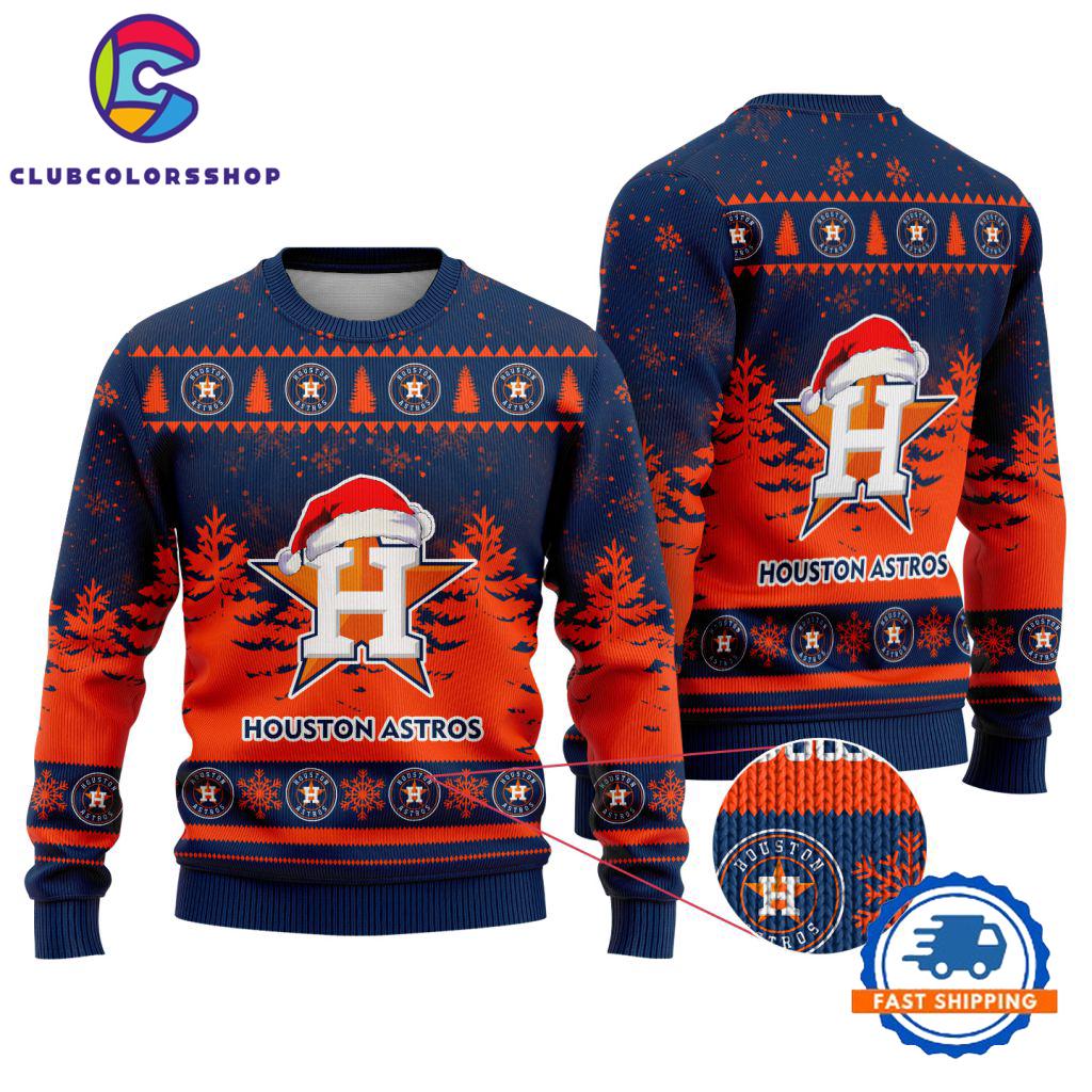 MLB Houston Astros Special Baseball Team Christmas Ugly Sweater Design
