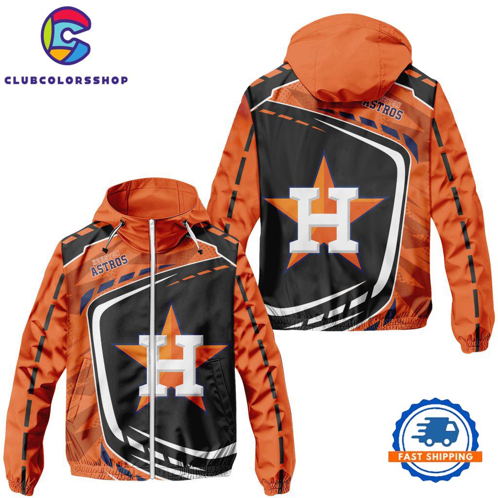 MLB Houston Astros Special Baseball Team Design Windbreaker Outdoor Jacket