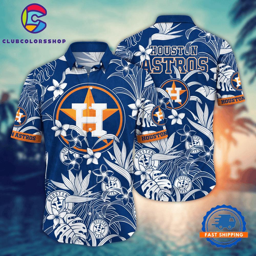 MLB Houston Astros Tropical Bloom Hawaiian Shirt