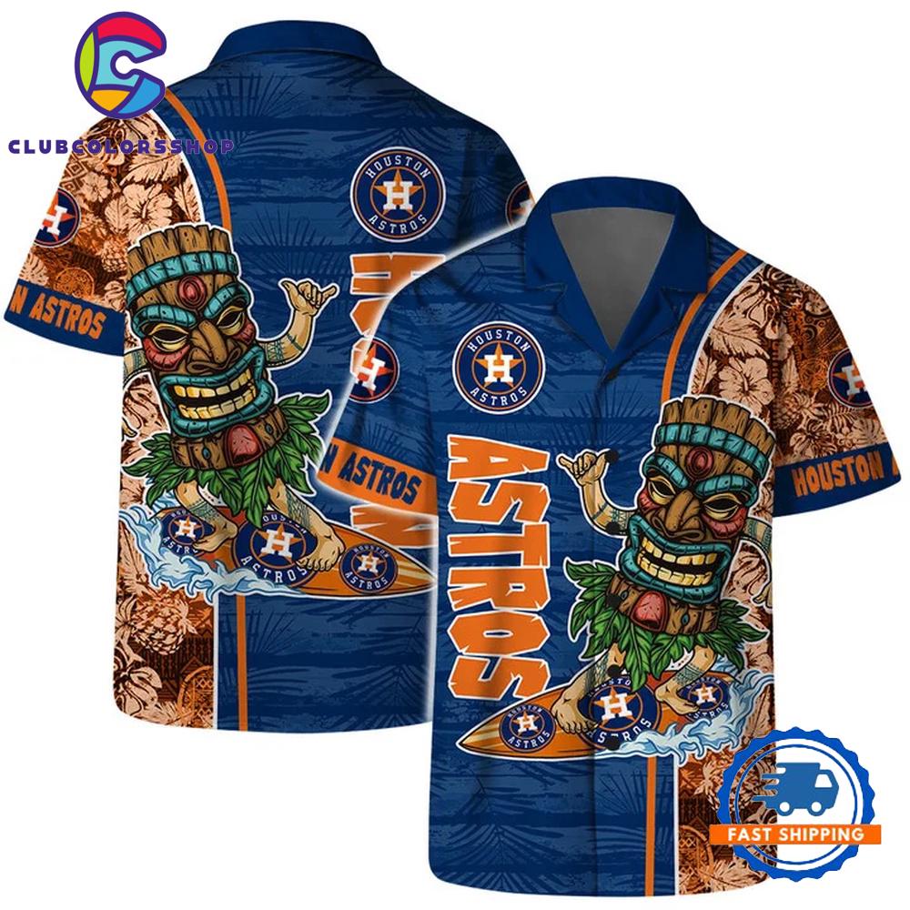 MLB Houston Astros Tropical Flamingo Hawaiian Shirt